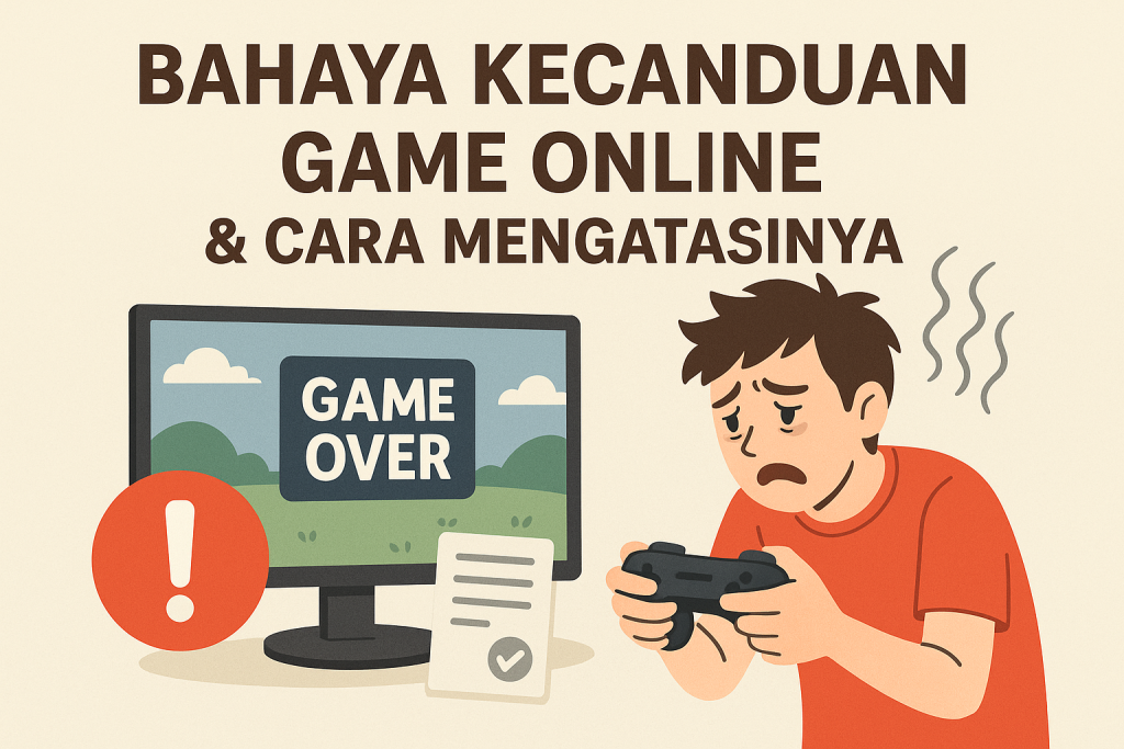 Bahaya Kecanduan Game Online & Cara Mengatasinya