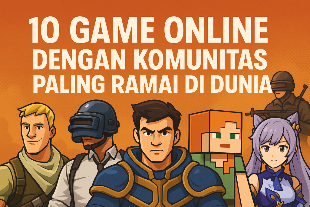 10 Game Online dengan Komunitas Paling Ramai di Dunia